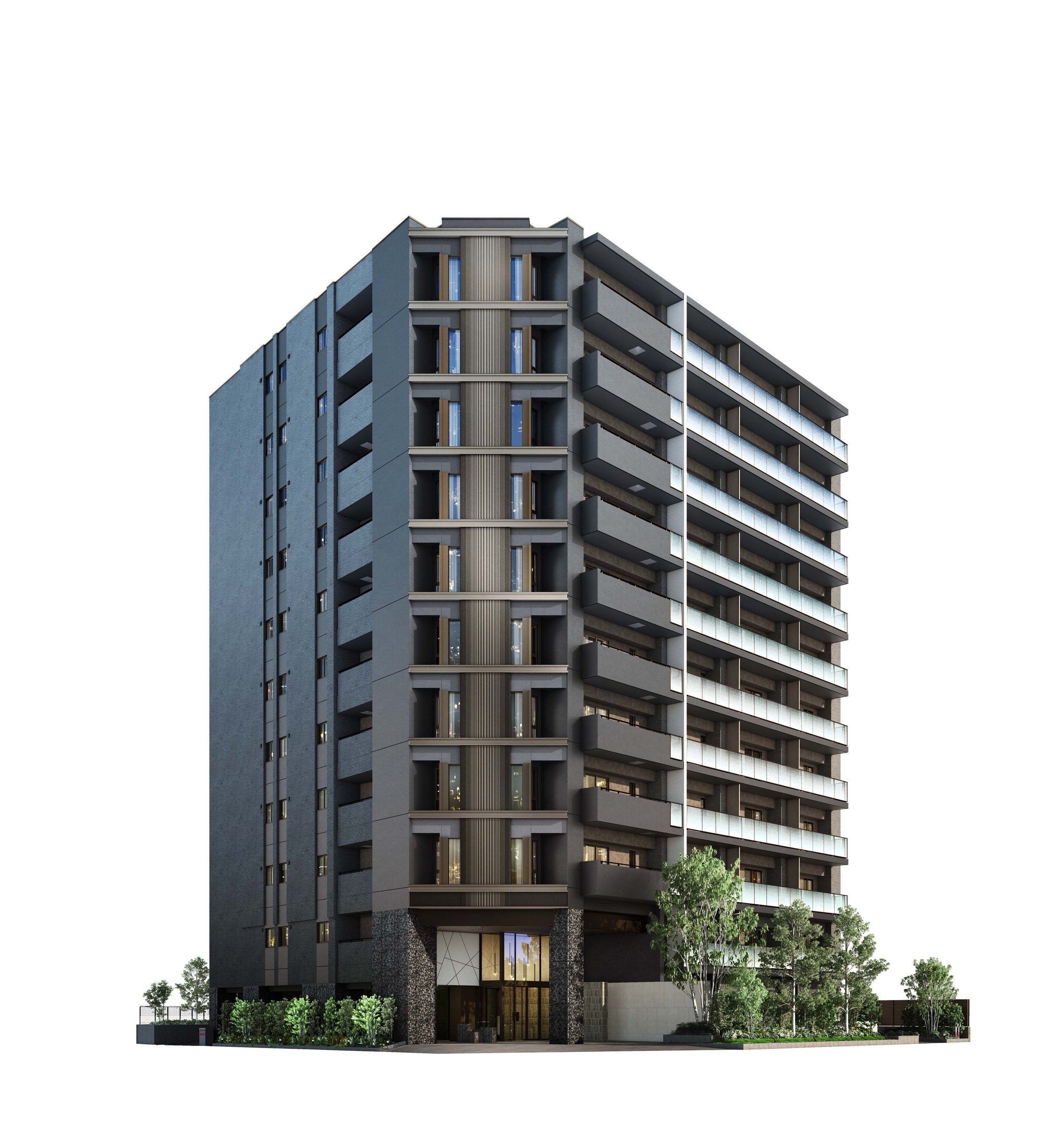 ▲「ザ・パークハウス 曳舟」外観完成予想CG