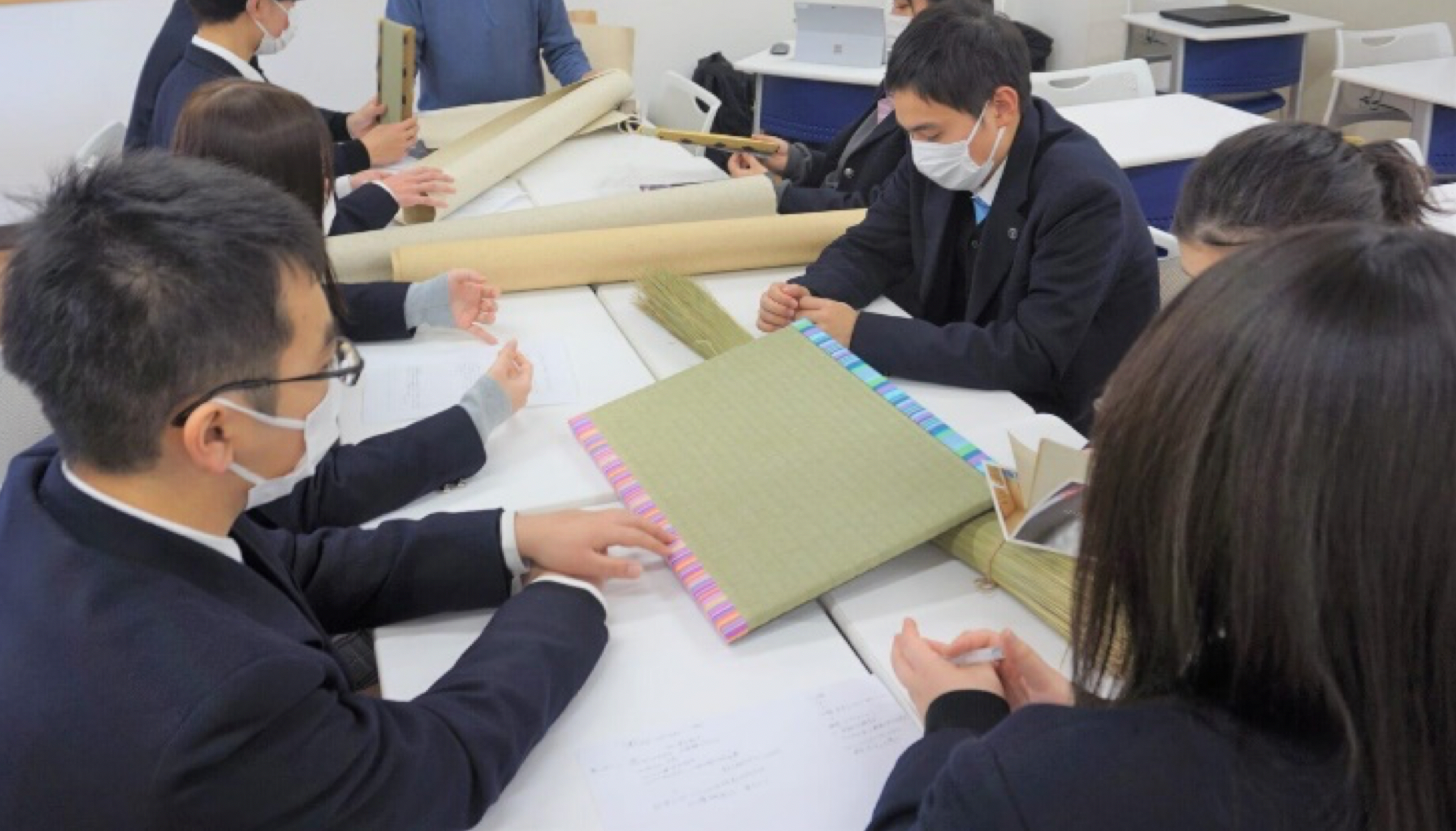 畳工業組合副理事長、渕上畳店渕上様から、い草和紙や畳のヒアリング