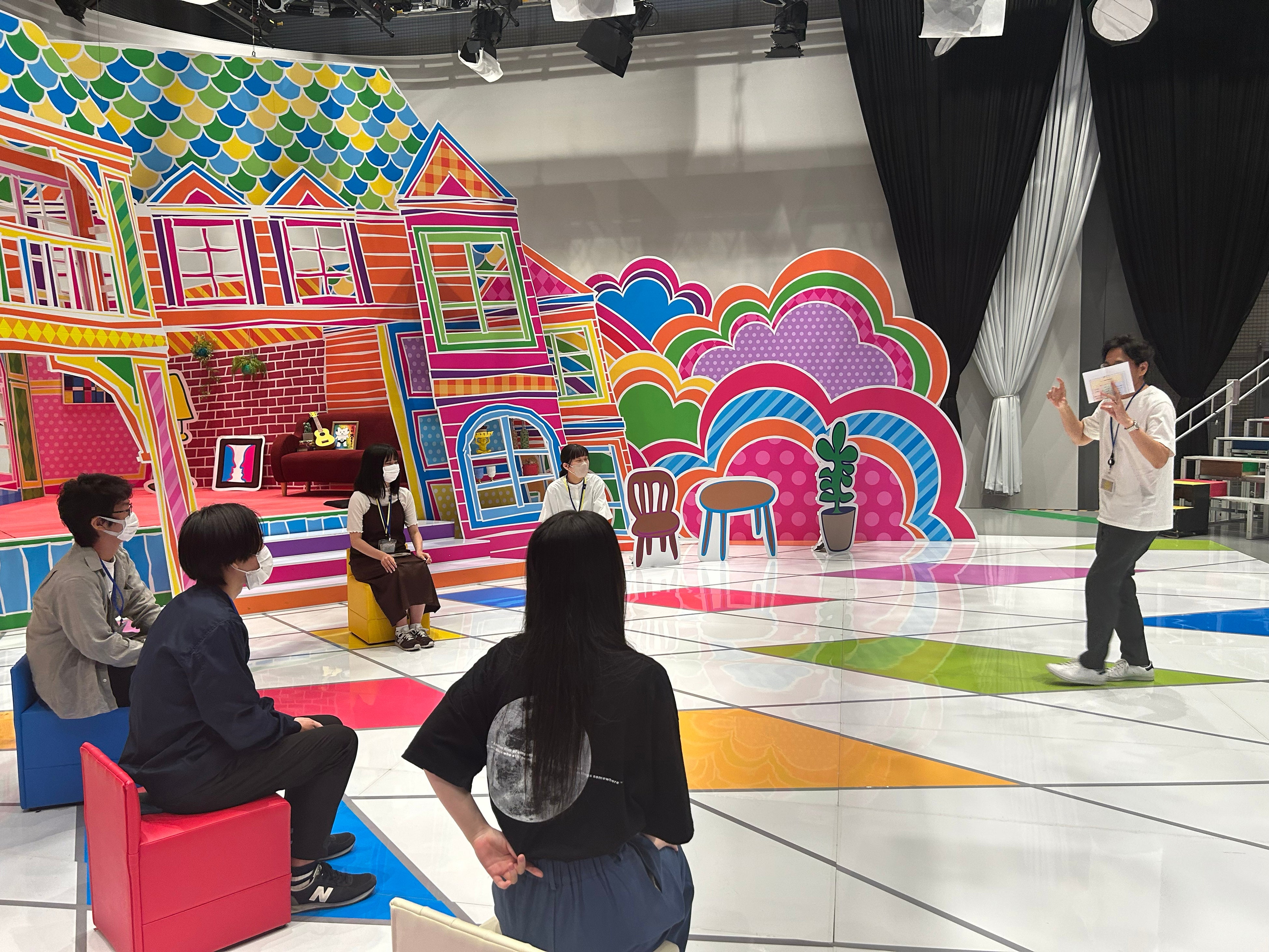 中京テレビ放送を見学