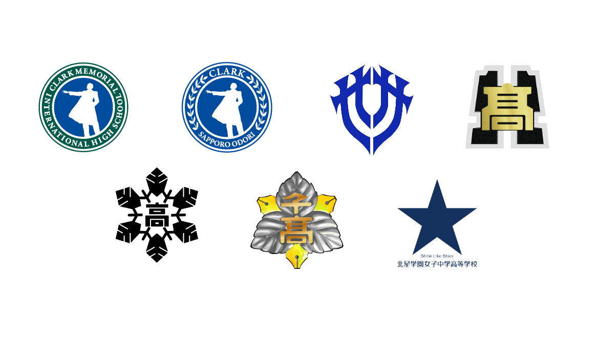 参加する北海道内の高校
