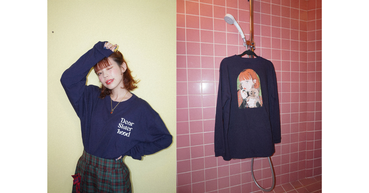 NAKAKI PANTZさんが書き下ろしたオリジナルグラフィックlong -T