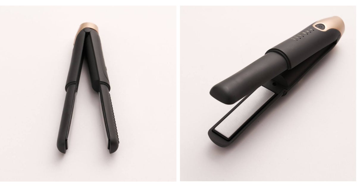 素早く綺麗なヘアセットを可能とする熱伝導率の高いプレートを採用