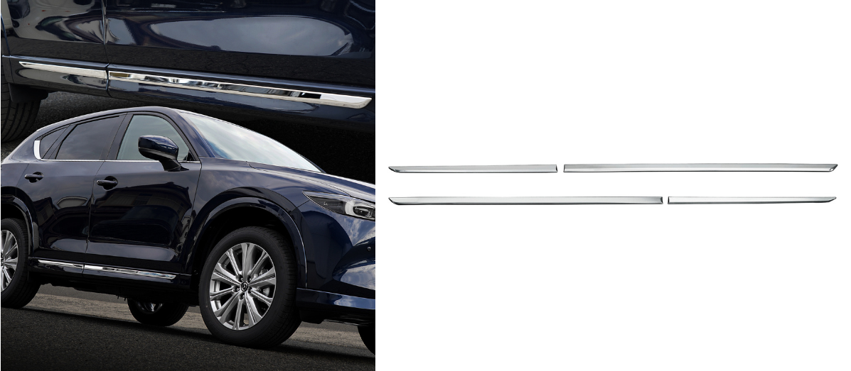 マツダCX-5 KF系のサイドドア下部に装着するドレスアップパーツ