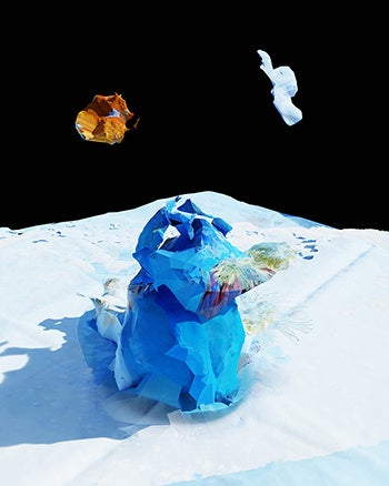 中田拓法氏《ガーベラ、向日葵とレインボーマム》