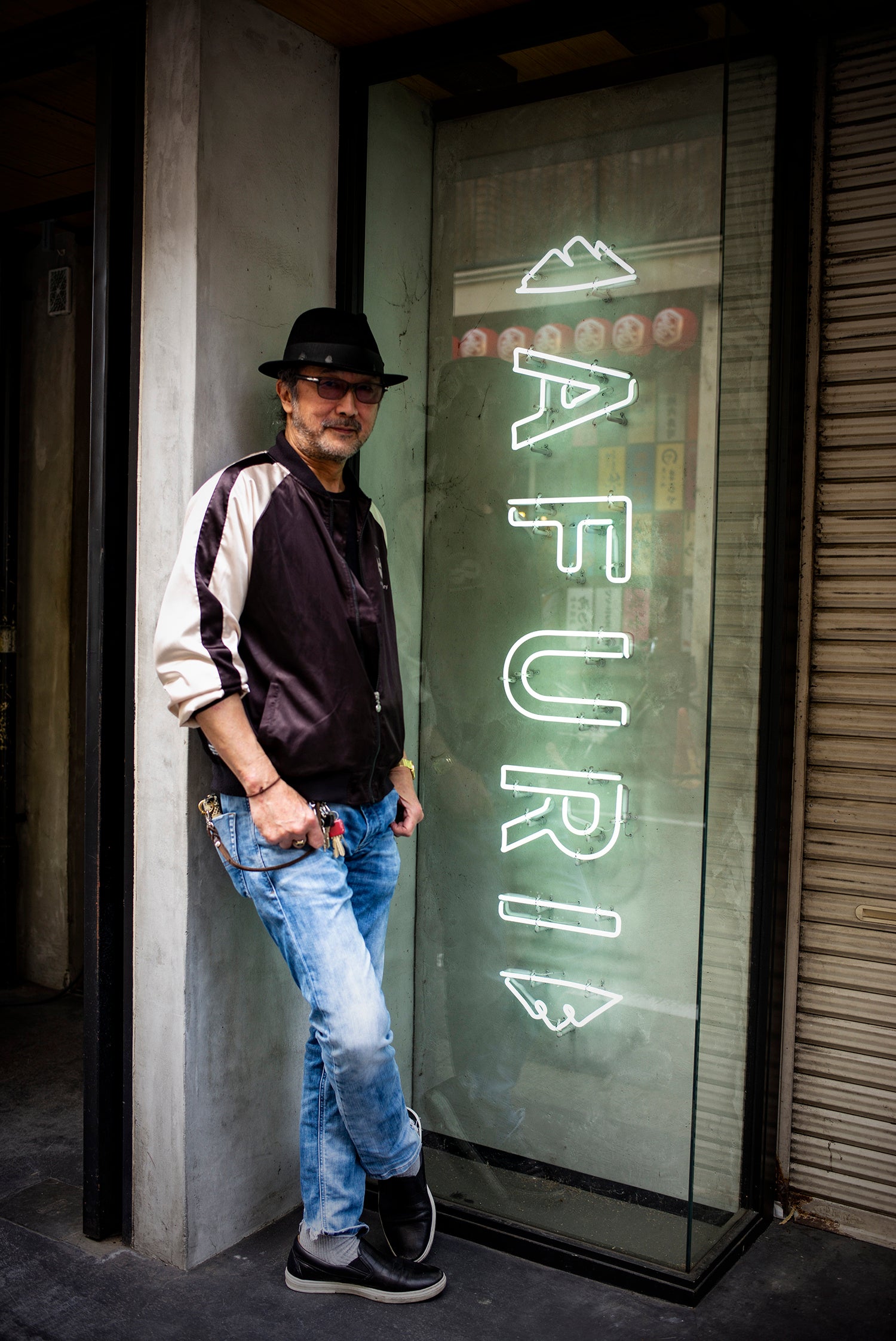 大塚明夫さん（AFURI恵比寿にて）