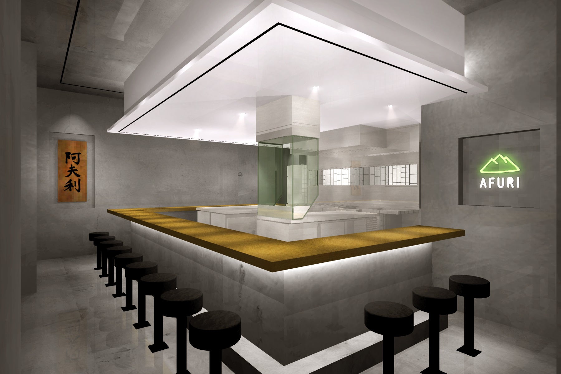 「AFURI 南青山」店内イメージ