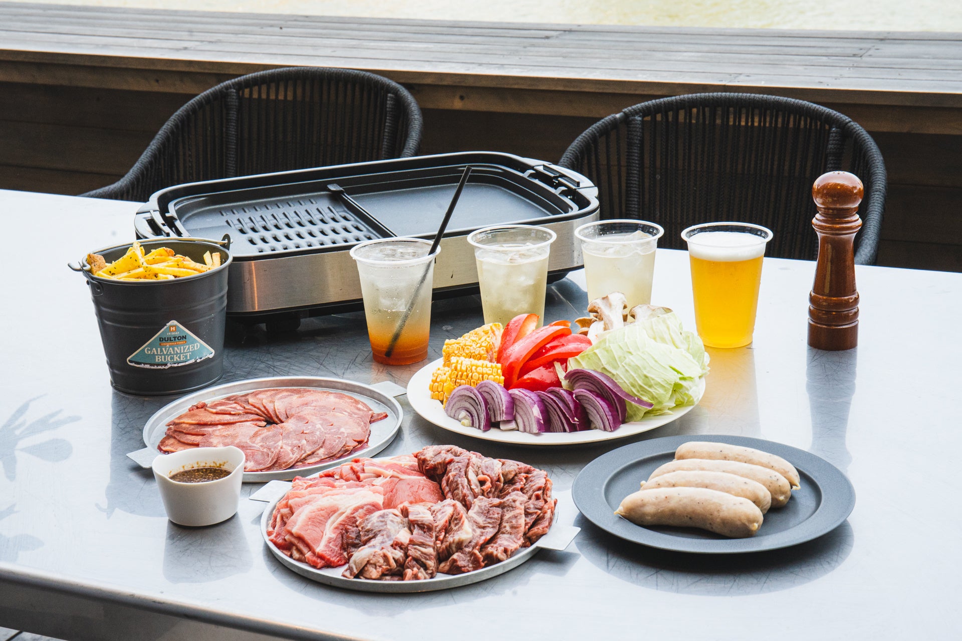 バーベキュー・調理用品 GOKAKU OHASHI TarptoTarp OSAKA ver. 夏の終りにリバーサイドテラスでバーベキュー！1日1組のランチ