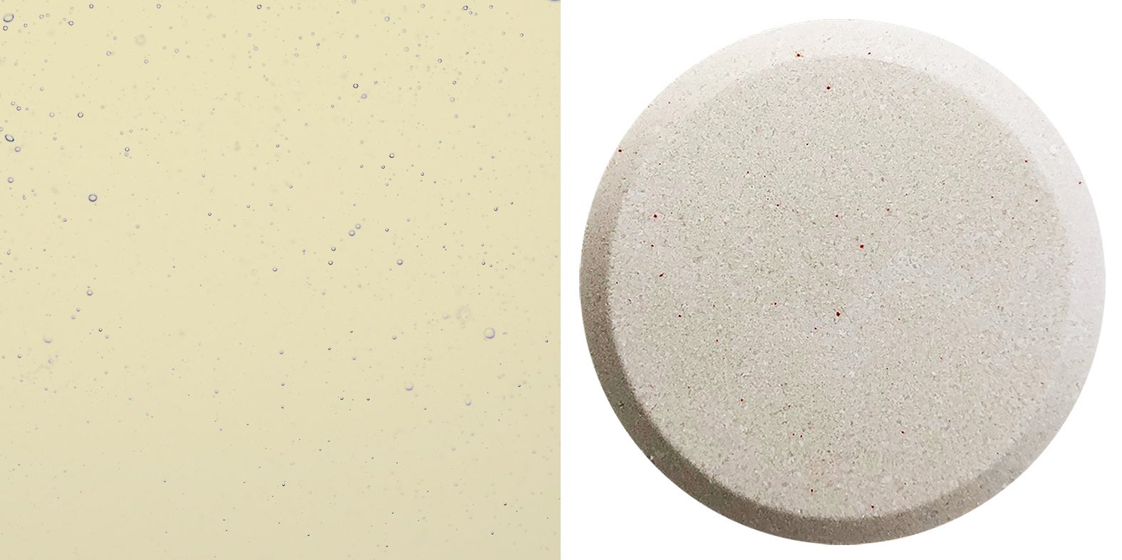 お湯色：ミルキーイエロー