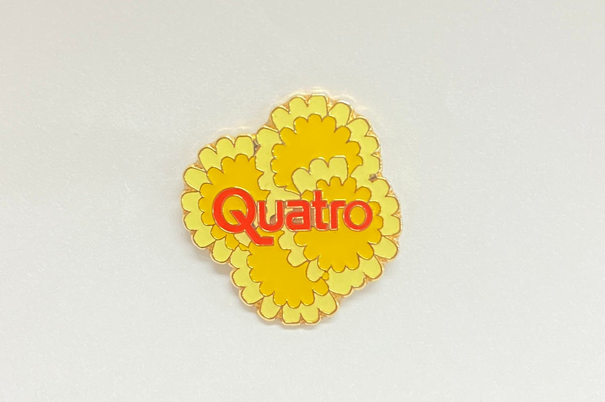 『幸せの4つの因子』浸透のためのピンバッジ