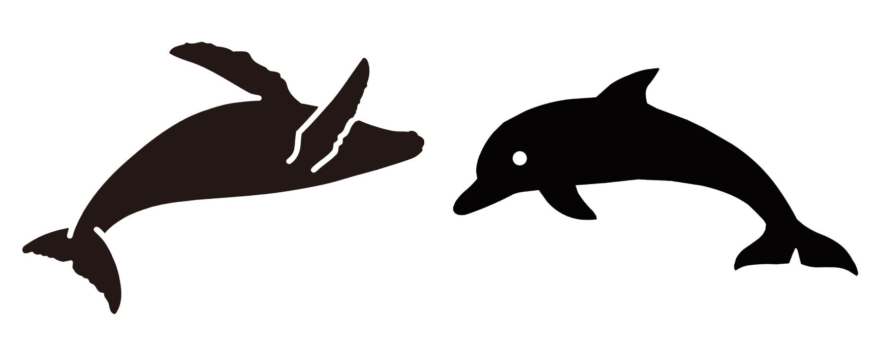 バックライト点灯時に現れるイラスト クジラ(G-SHOCK)/イルカ(BABY-G)