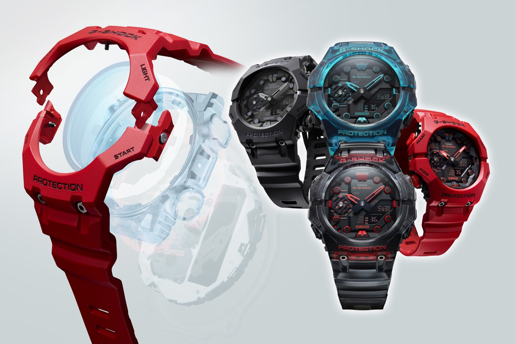 ベゼルとバンドを一体構造にした G Shock カシオ計算機株式会社のプレスリリース ベゼルとバンドを一体構造にした G Shock カシオ計算機株式会社のプレスリリース