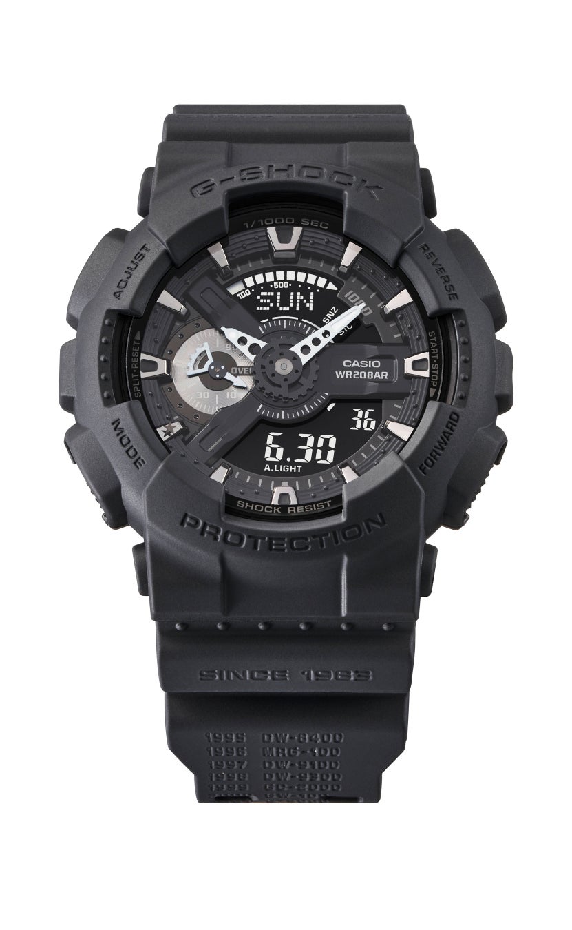 歴代モデルの型番をバンドに刻んだ“G-SHOCK” | カシオ計算機株式会社のプレスリリース