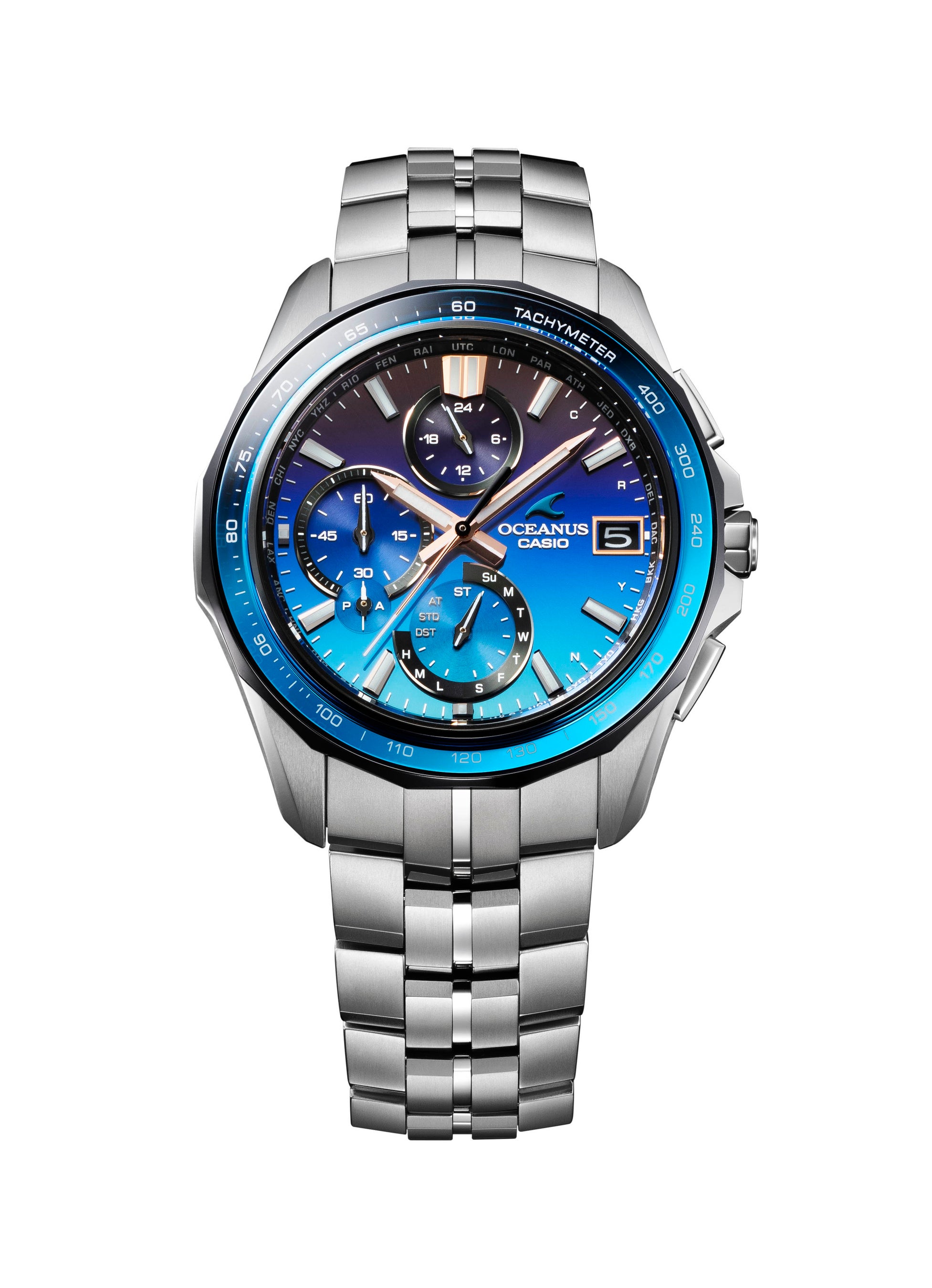 クロノグラフのスポーティ感を大胆に表現した“OCEANUS” | カシオ