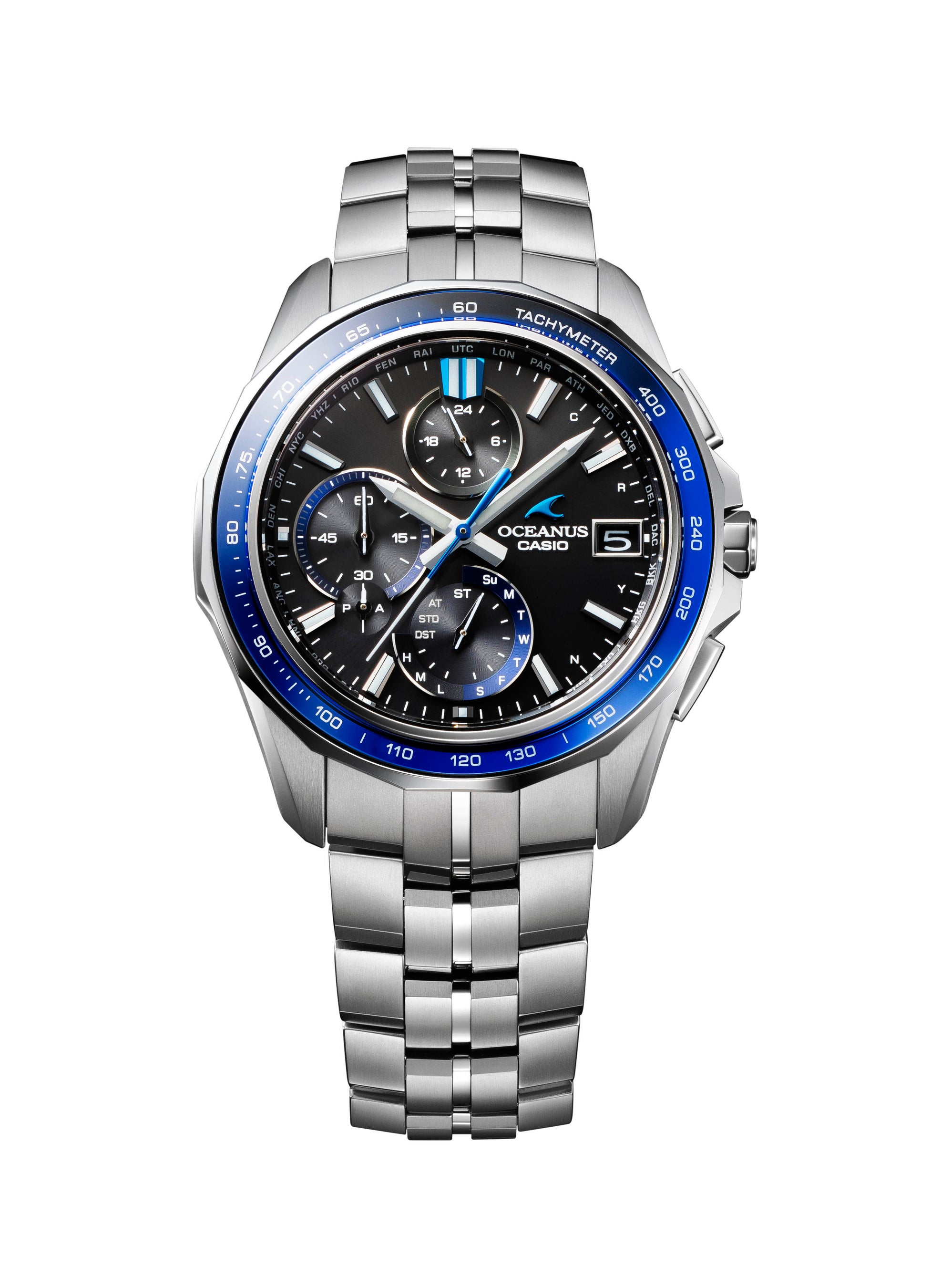 極美品 OCEANUS CASIO クロノグラフ OCW-S7000 付属品あり 極美品 OCEANUS CASIO クロノグラフ OCW-S7000 付属品あり