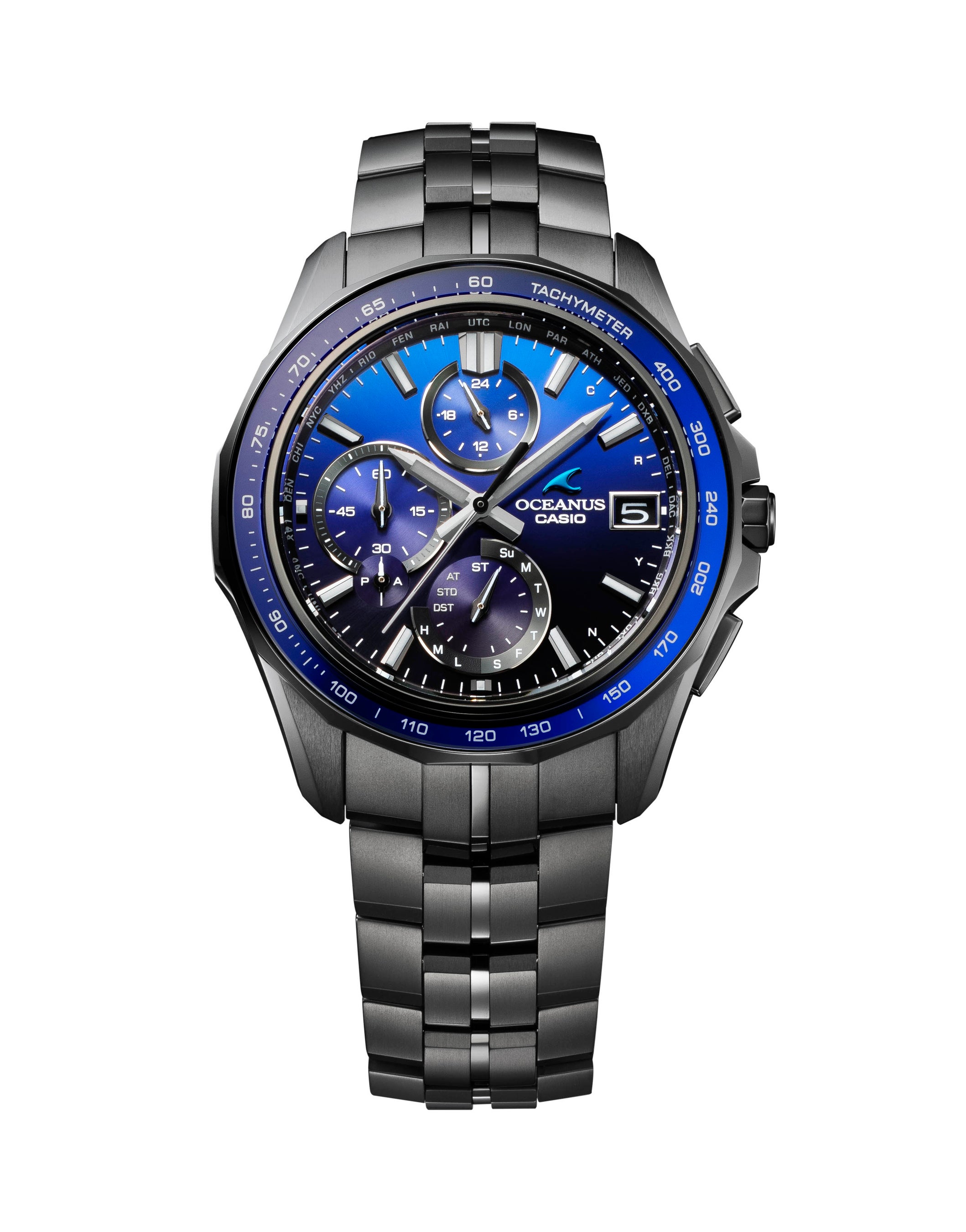 CASIO OCEANUS クロノグラフ　オシアナス　OCW-S1000 クロノグラフのスポーティ感を大胆に表現した“OCEANUS” | カシオ