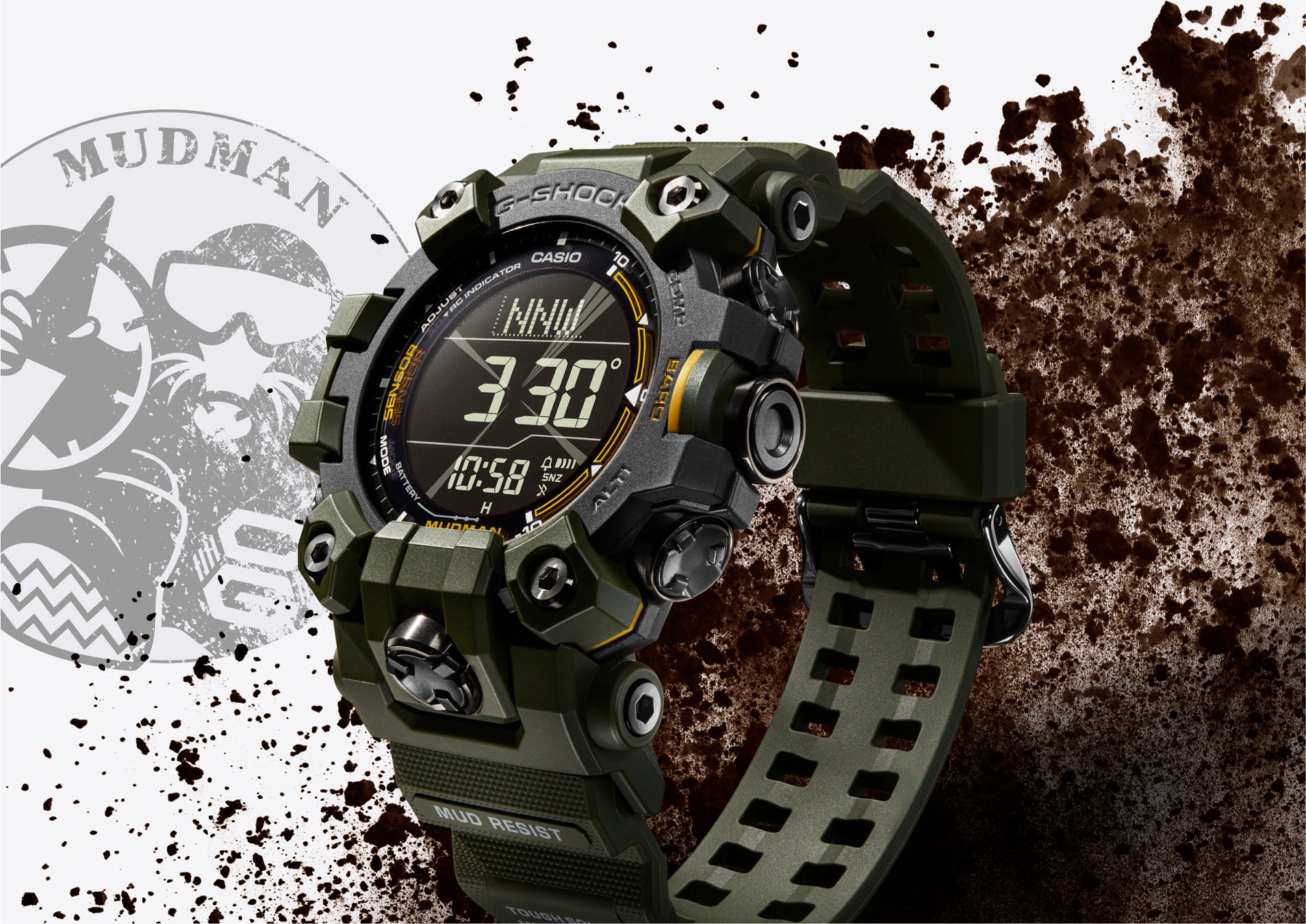 二層液晶により視認性を高めた防塵・防泥の“G-SHOCK” | カシオ計算機株式会社のプレスリリース
