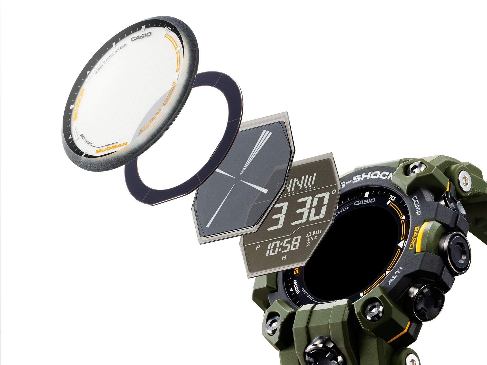 視認性を高めた二層液晶