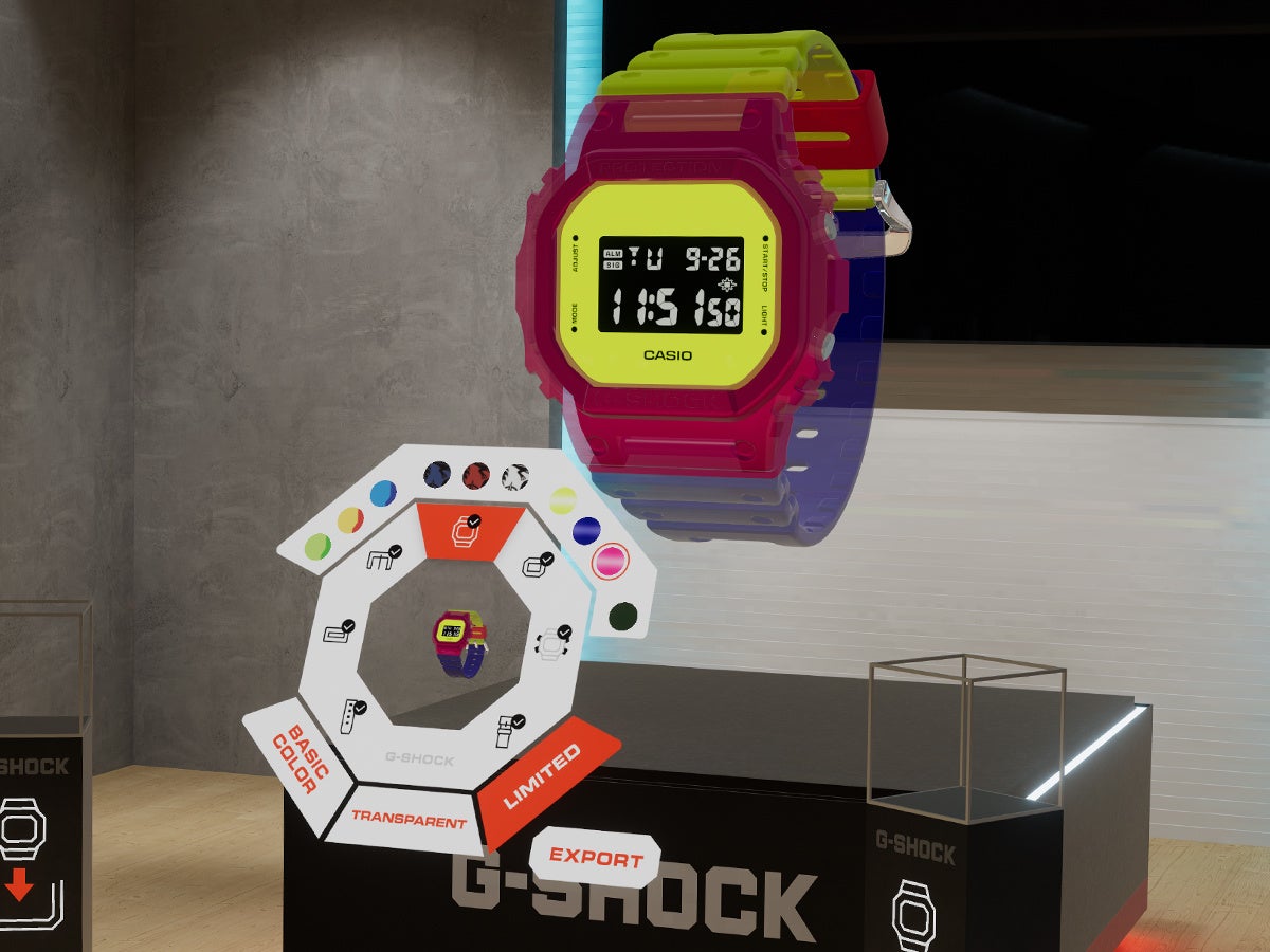 “G-SHOCK STORE”での様子