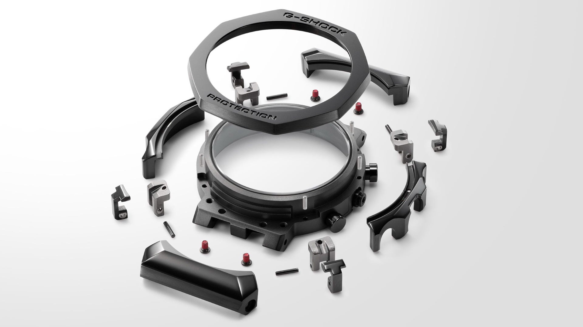 27個のパーツで構成されたベゼル