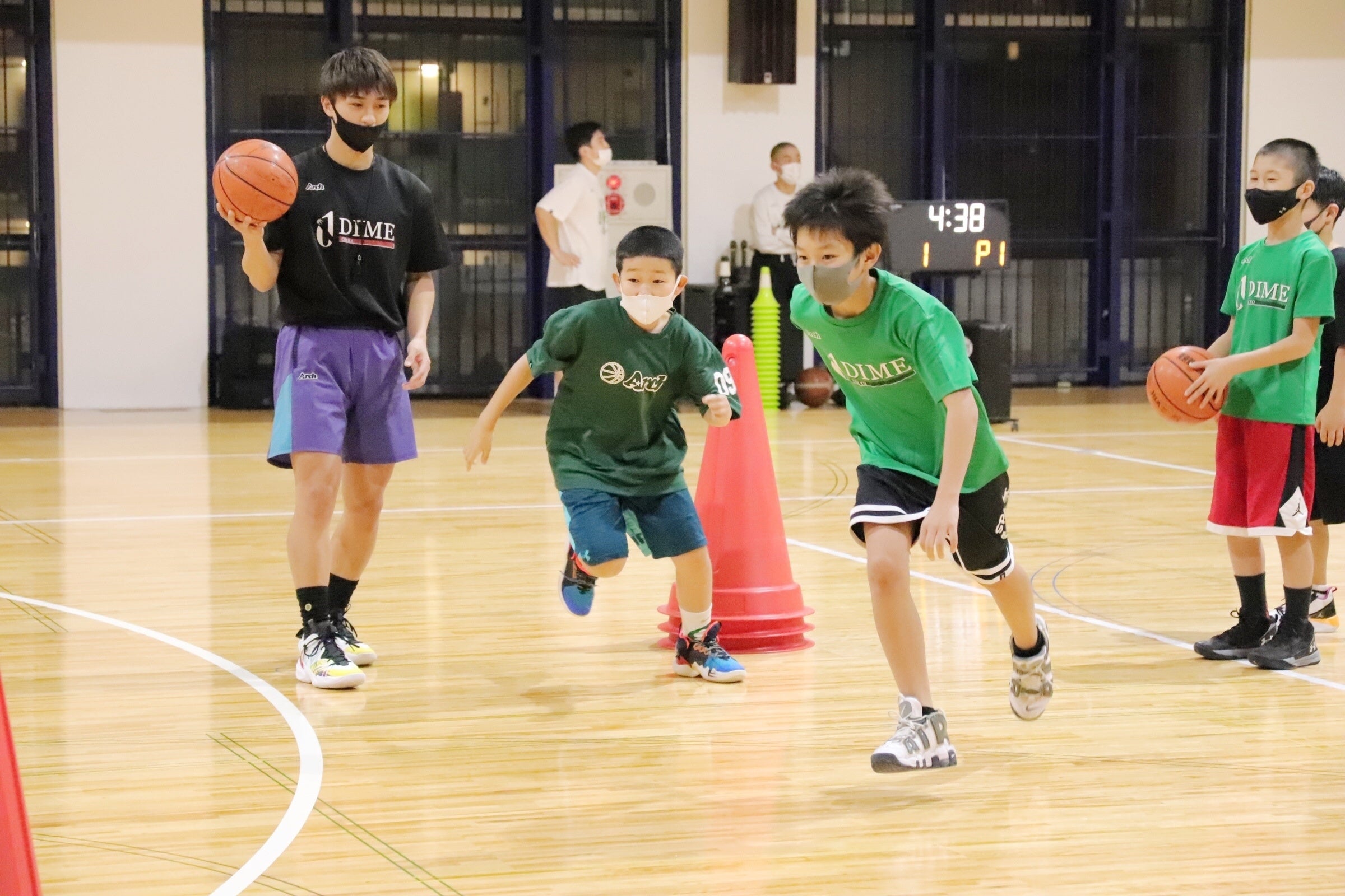 益子輝楓選手による無料バスケットボールクリニック