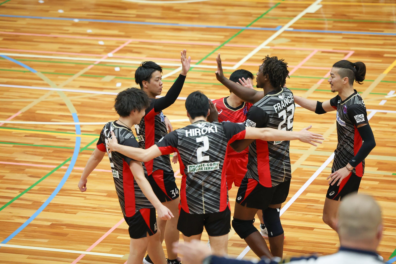 今シーズン待望の1勝を獲得した近畿 対トヨタモビリティ 1月10日 第1セット