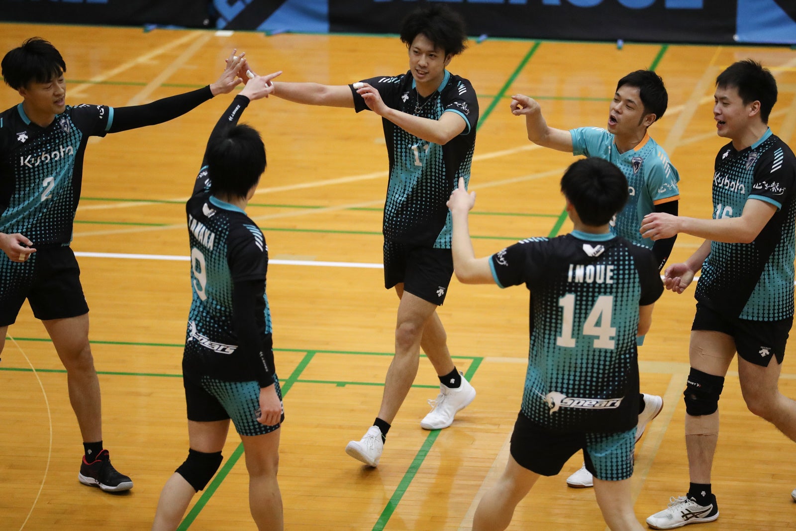 今シーズン3勝をあげたクボタ 対奈良戦 1月15日 第1セット