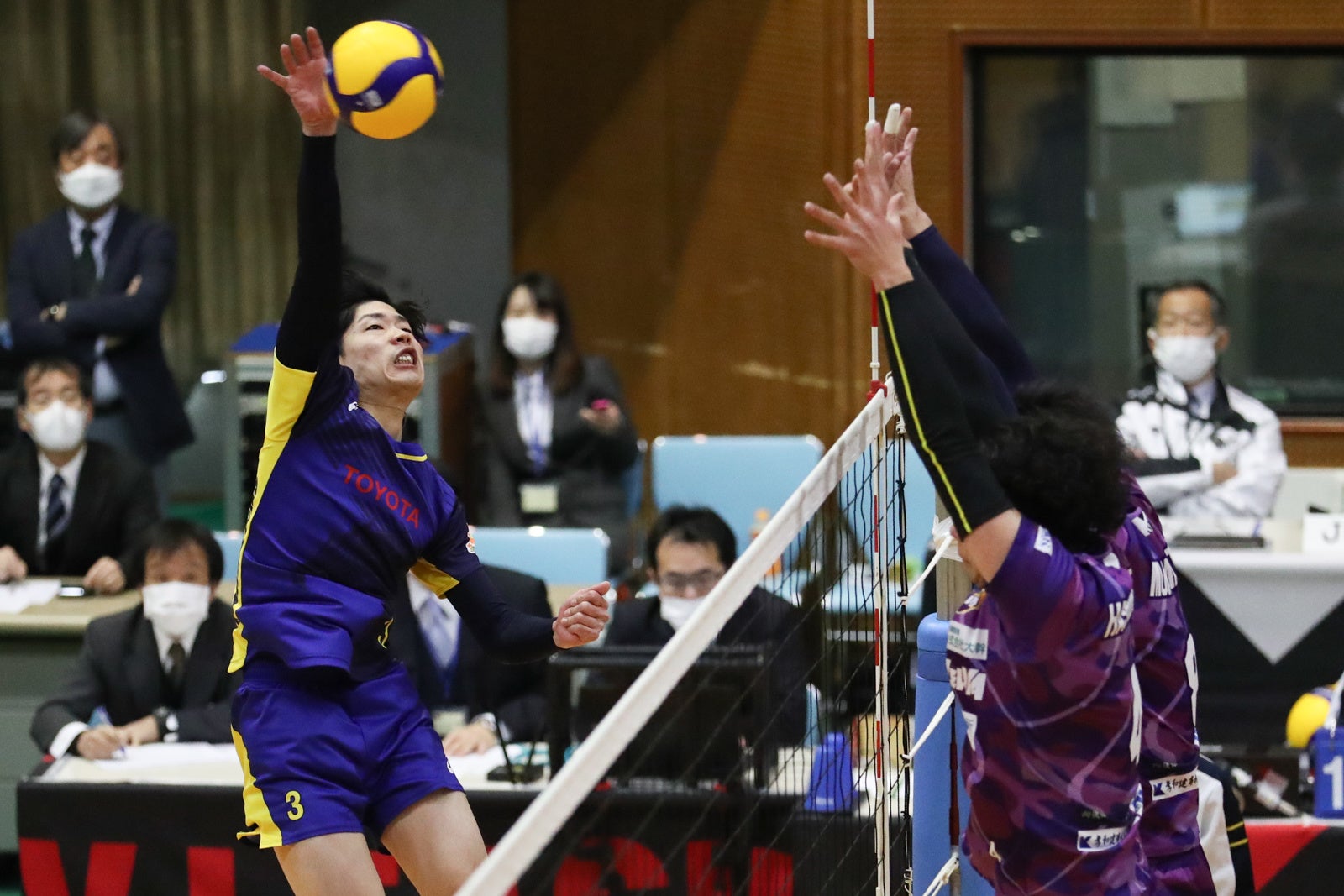 トヨタモビリティ・浅川成也のアタック 対 千葉 1月15日 第3セット