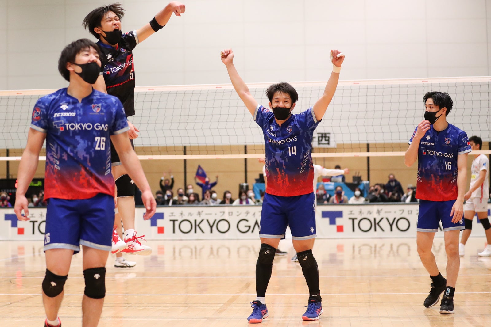 ホームで大分三好を下したFC東京 2月6日 第4セット