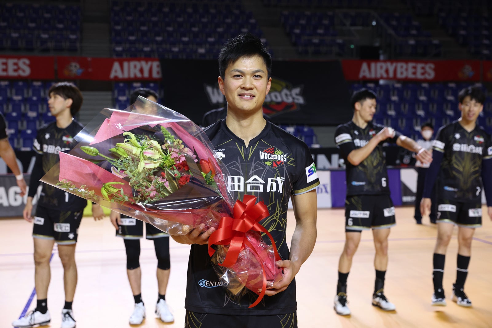 Vリーグ通算230試合を達成したWD名古屋・前田一誠　2月12日　対JT広島戦