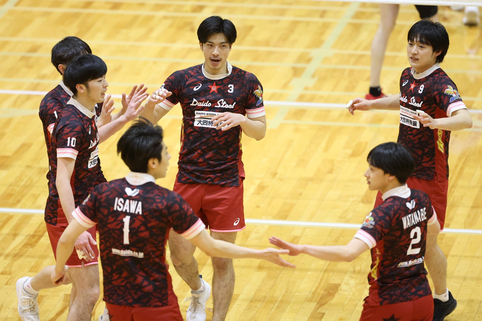 ストレートで勝利した大同特殊鋼 3月6日 対デルフィーノ戦