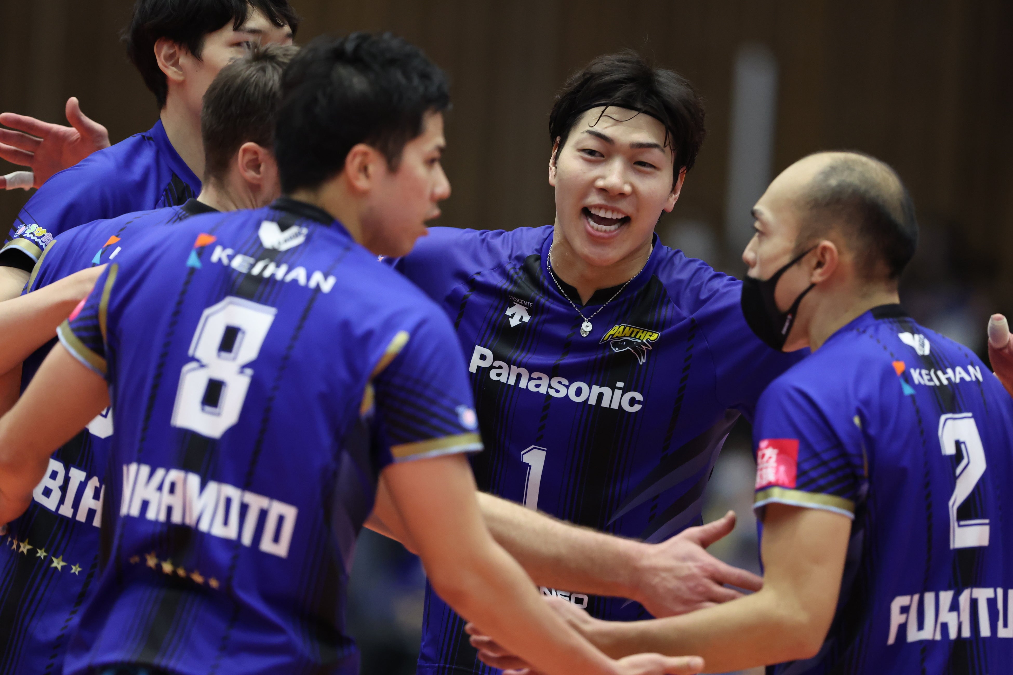 東レに今季初勝利を上げたパナソニック 写真は1月9日 対FC東京戦
