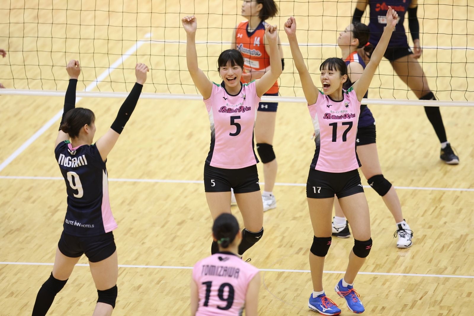 スパイク賞を受賞したルートイン・高橋愛未 3月12日 対アランマーレ戦 第1セット