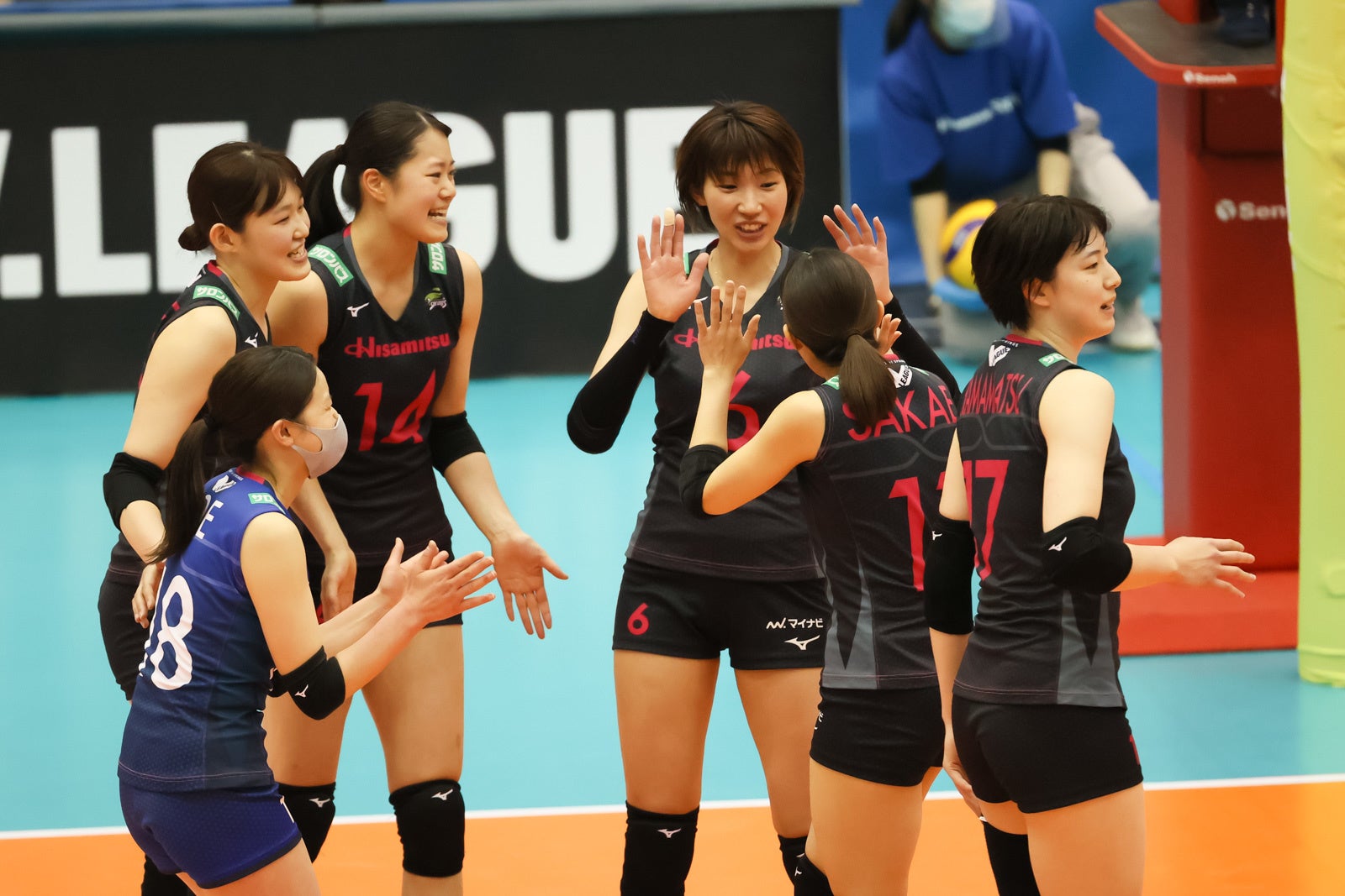 今季PFU相手に負けなしの久光 3月25日 対PFU戦 第2セット