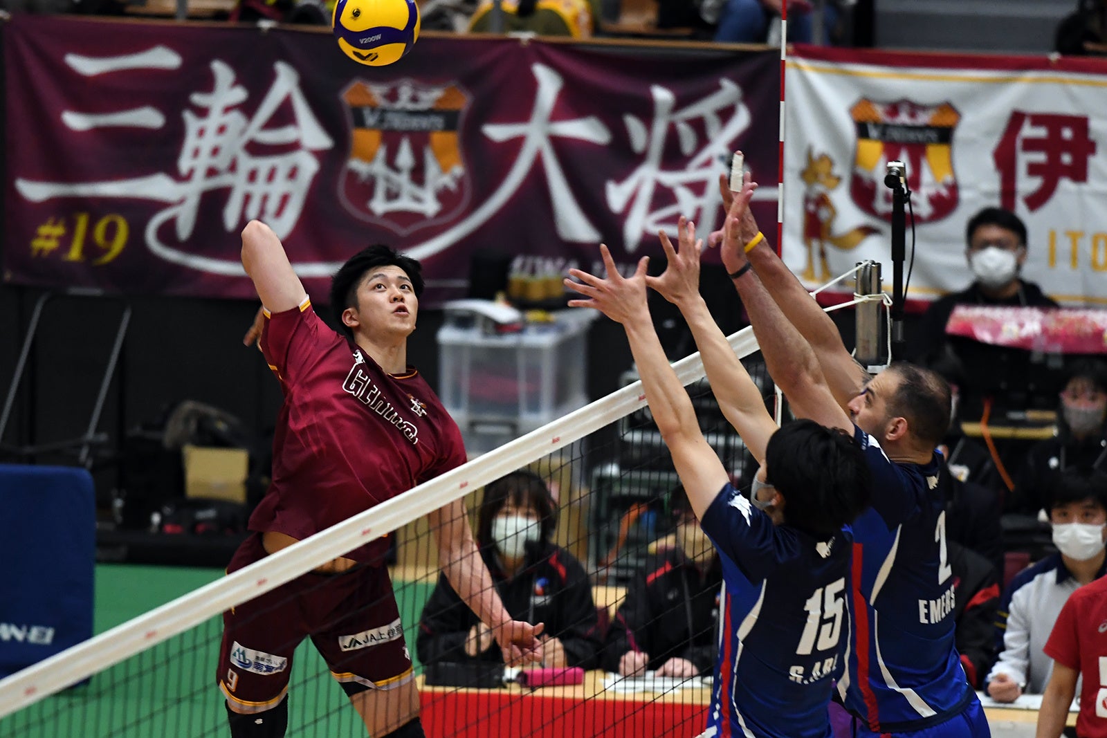 チーム最多のスパイク得点で勝利に貢献したVC長野・池田幸太 3月26日 対大分三好戦 第3セット