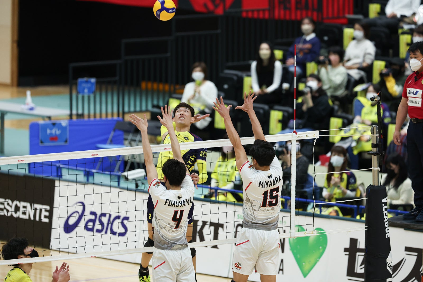 攻守でチームを支えた堺・樋口裕希 3月26日 対ジェイテクト戦 第1セット