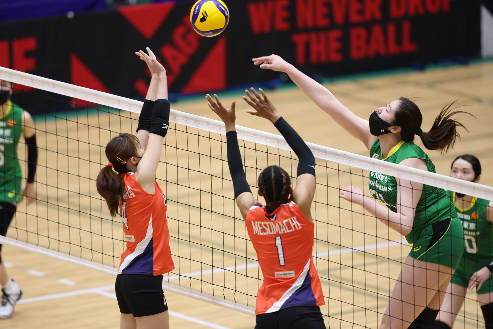 V・ファイナルステージ最終試合を勝利で飾ったGSS東京・張心穆意のミドル攻撃 3月27日 対アランマーレ 第１セット