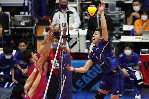 昨季Vリーグ栄誉賞を受賞したパナソニック・清水邦広のアタック 10月22日 対 東京グレートベアーズ戦 第2セット
