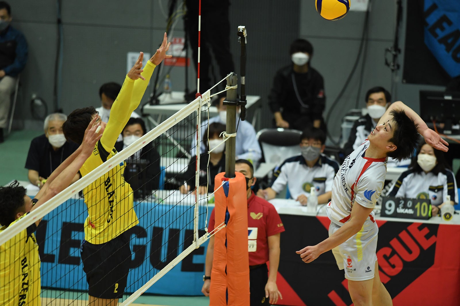 大分三好を苦しめた堺のブロック 第2セット