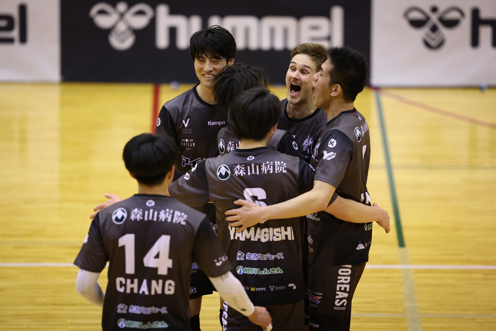 開幕2連勝を収めたヴォレアス北海道 11月6日 対埼玉アザレア戦