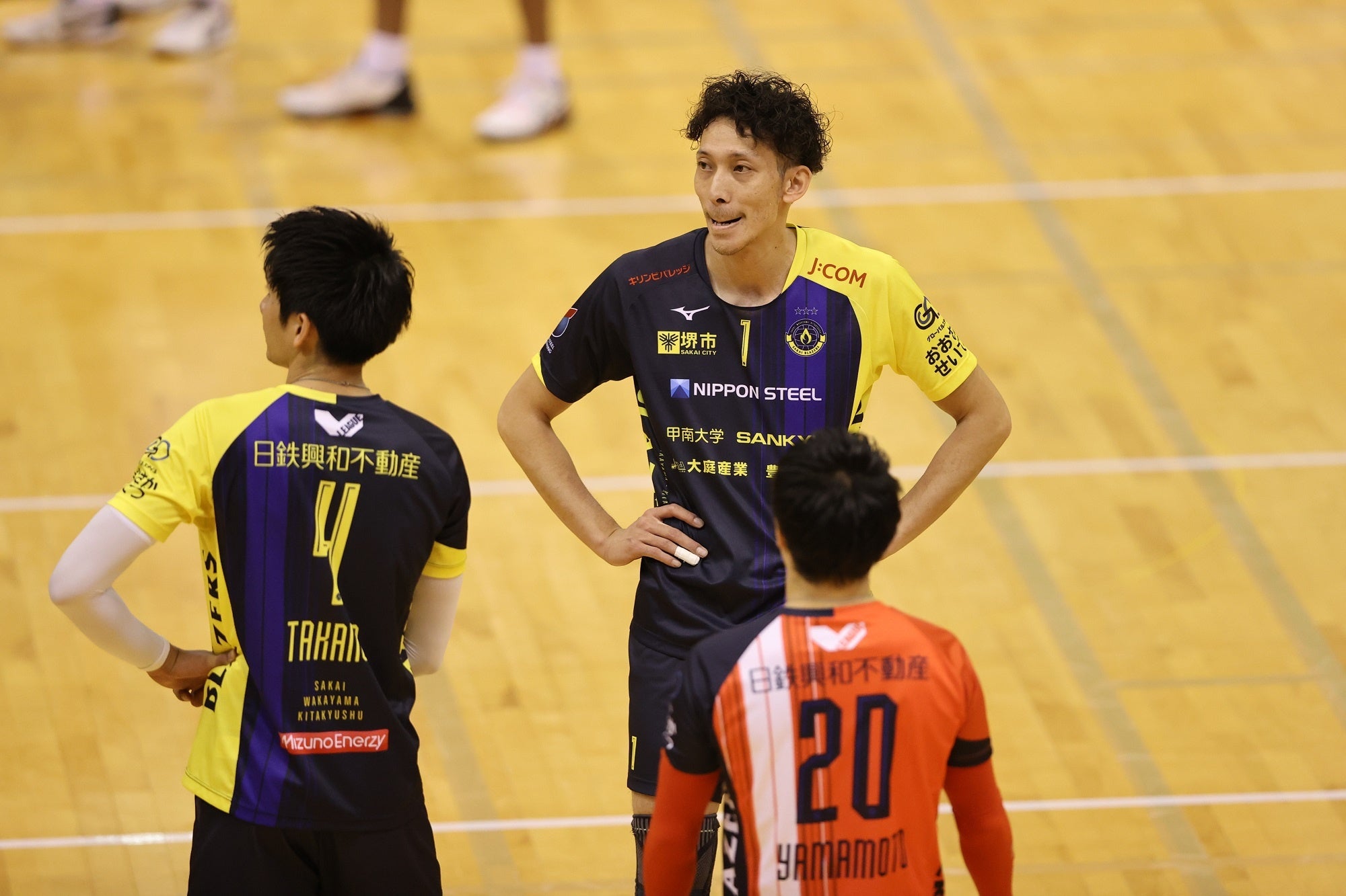 地元長野でVOMを獲得した堺松本慶彦 写真は10月30日 対ジェイテクト戦