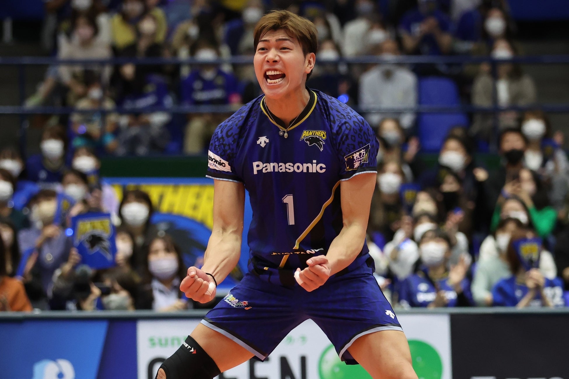 フルセットでジェイテクトを下したパナソニック 写真は10月22日 対東京GB戦 清水邦広