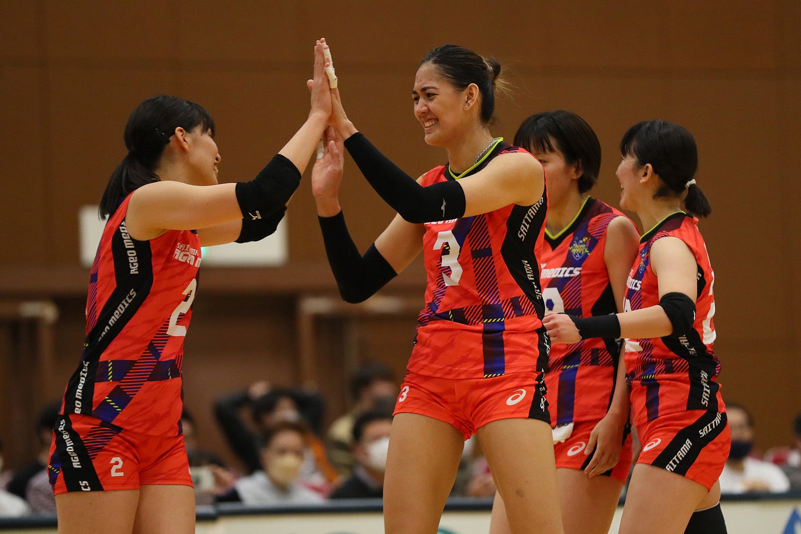 フルセットで上位の東レを下した埼玉上尾 第5セット