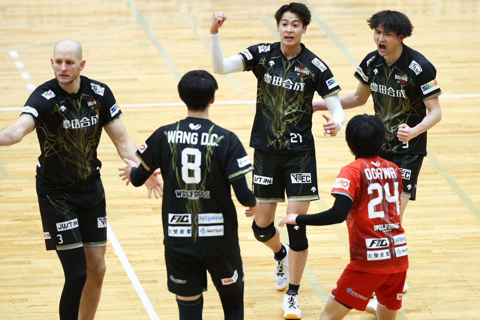 アウェー戦においても着実に勝利を重ねる首位WD名古屋 1月28日 対 VC長野戦 第2セット