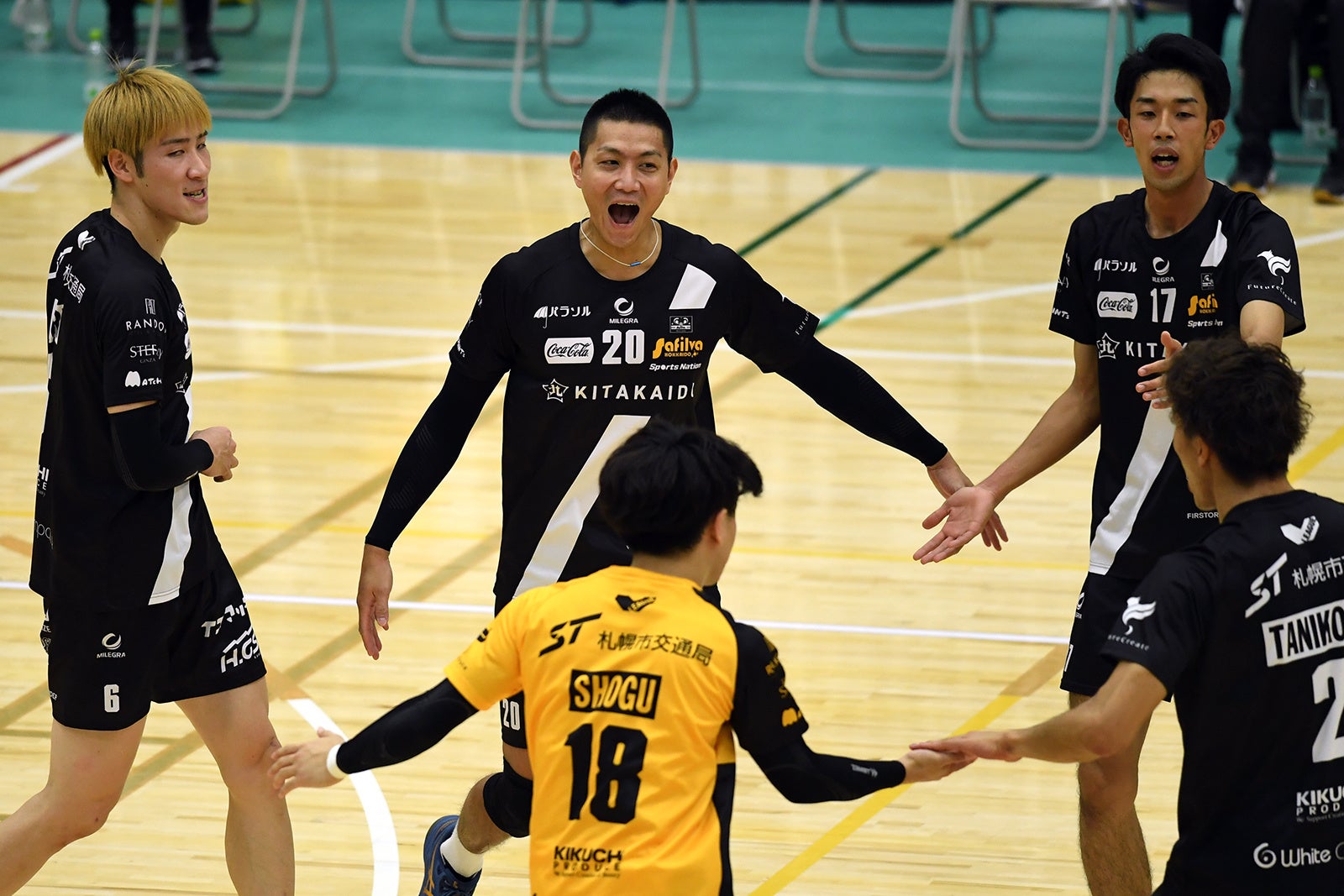 札幌会場を沸かせた北海道ダービーで強豪ヴォレアスに勝利したサフィルヴァ 写真は11月5日 対 ヴィアティン戦