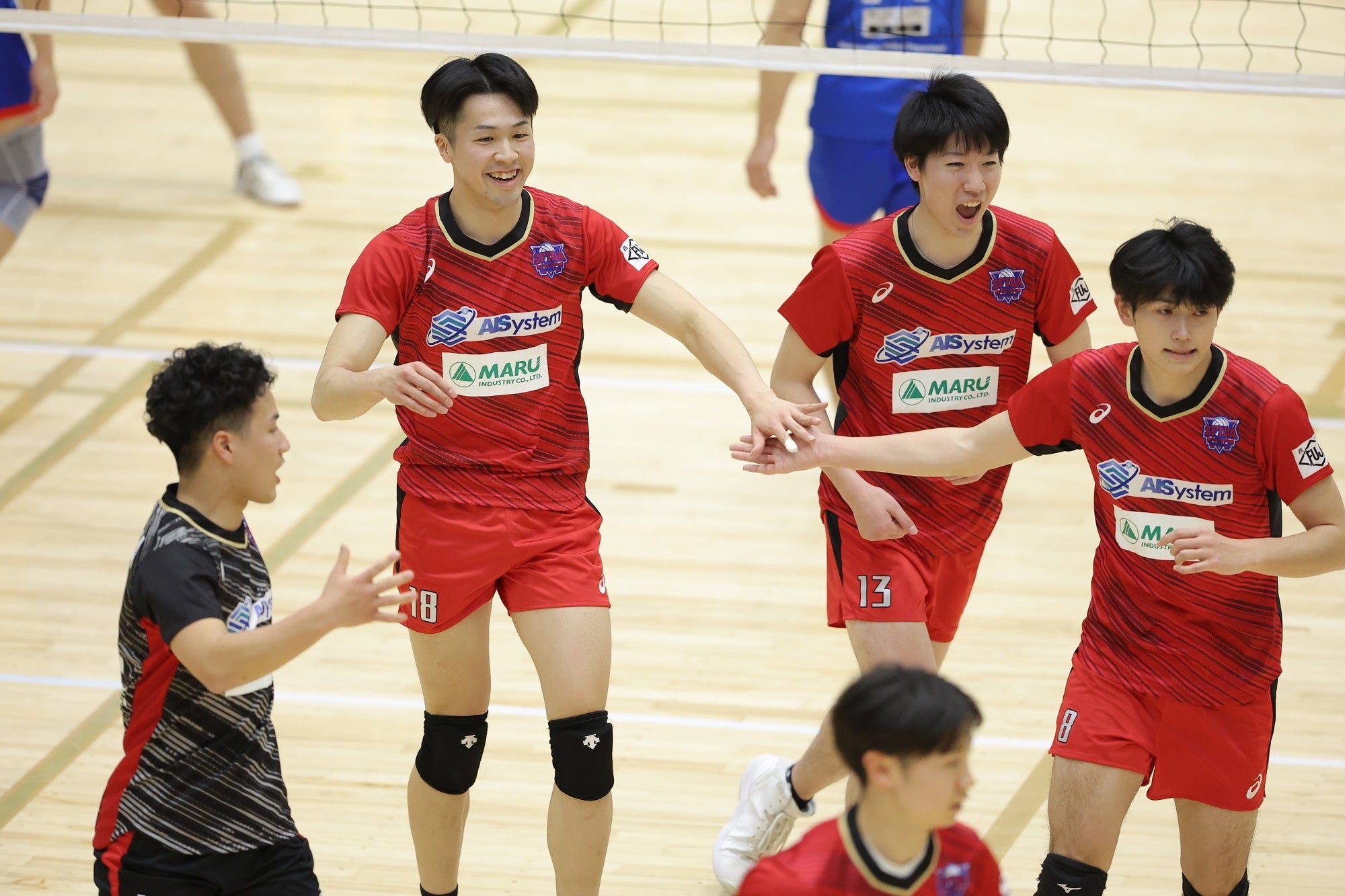 上位チーム相手に2連勝をあげた近畿 写真は2月4日 対警視庁