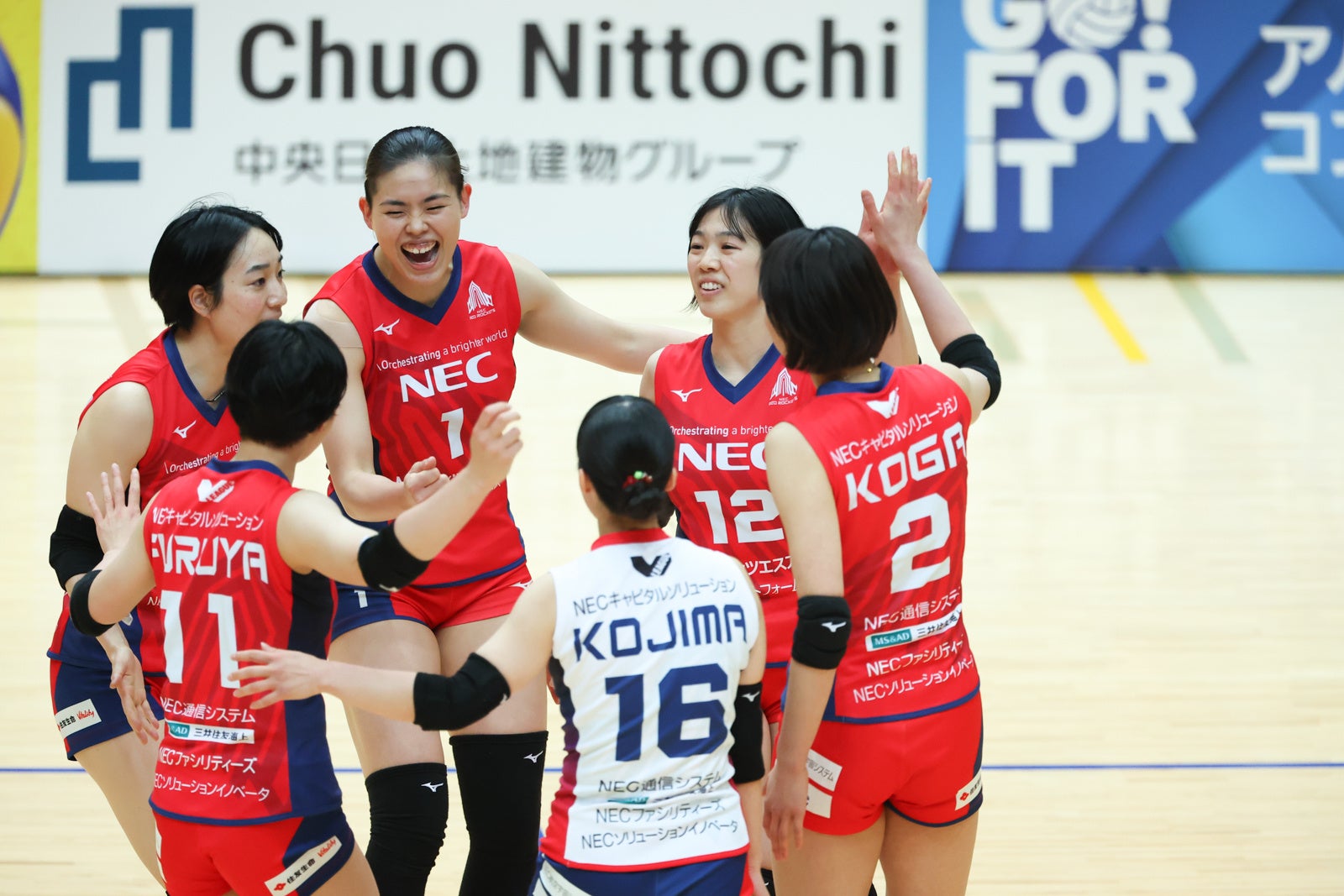 近接した順位争いで大きな3ポイントを勝ち取ったNEC 2月18日 対 日立Astemo戦