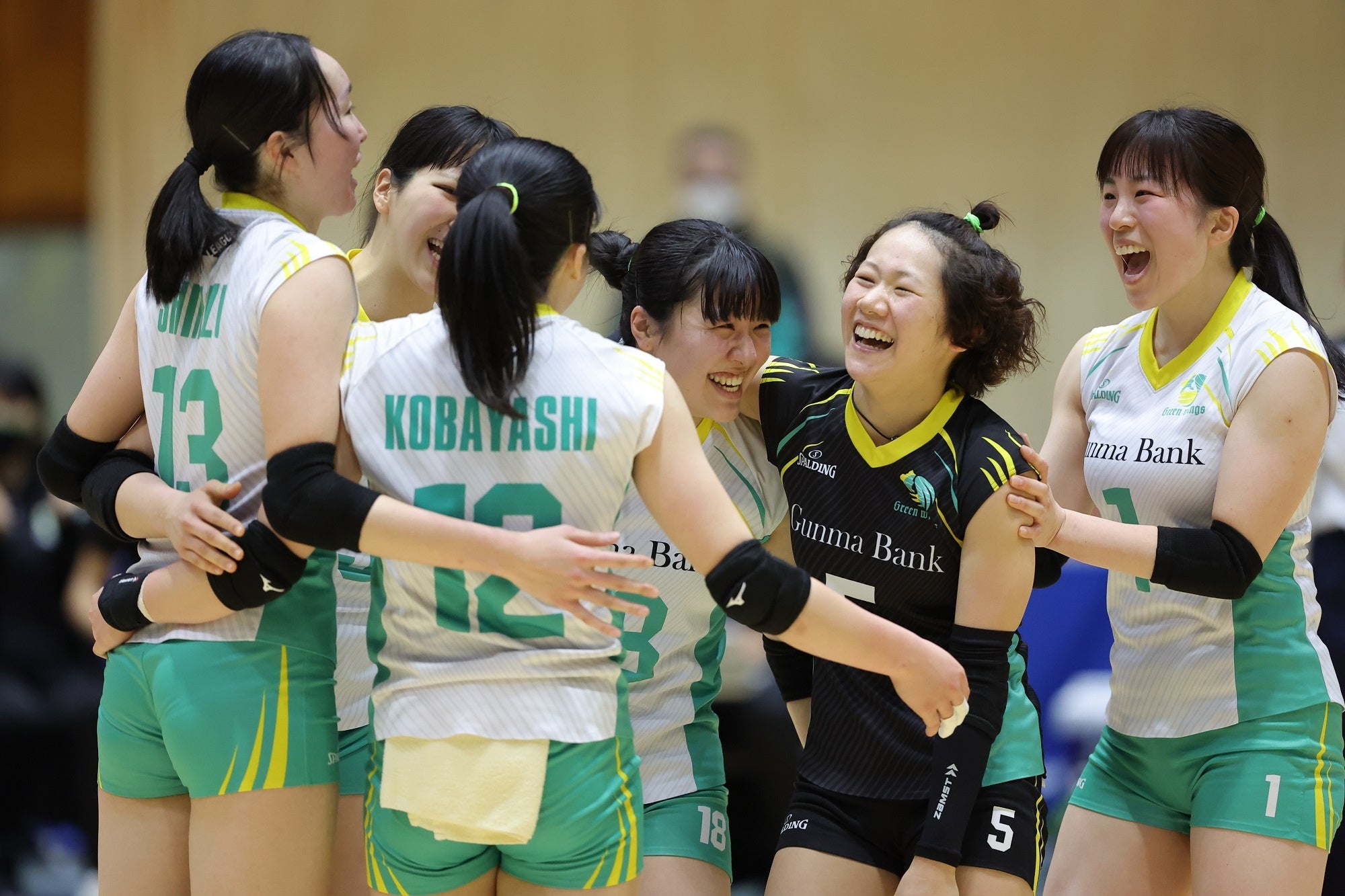 浜松に勝利し、自力でV・ファイナルステージへの進出を決めた群馬銀行 写真は2月5日 対ヴィアティン