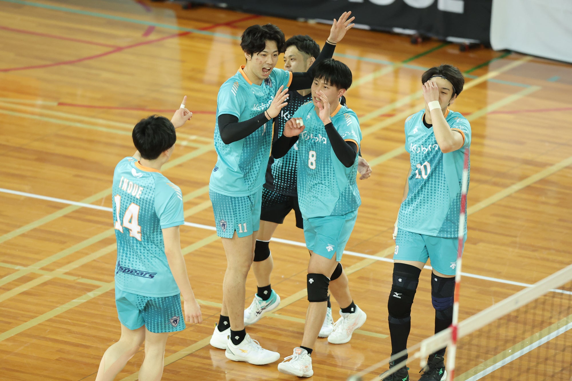 V・チャレンジマッチ出場権を手にしたクボタ 写真は1月14日対奈良戦