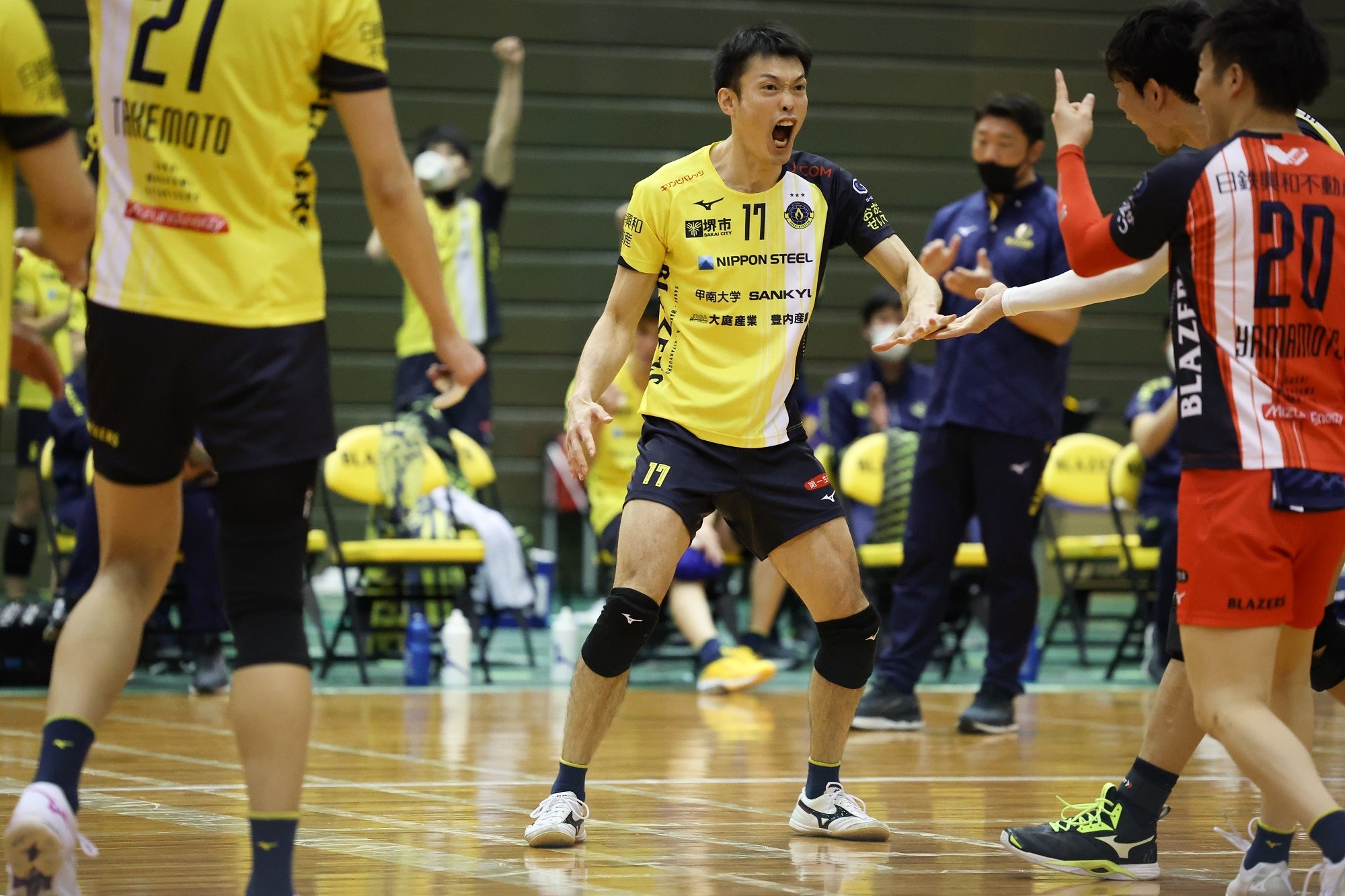 東京GBに勝利しファイナル進出を決めた堺 写真は3月12日対東レ戦