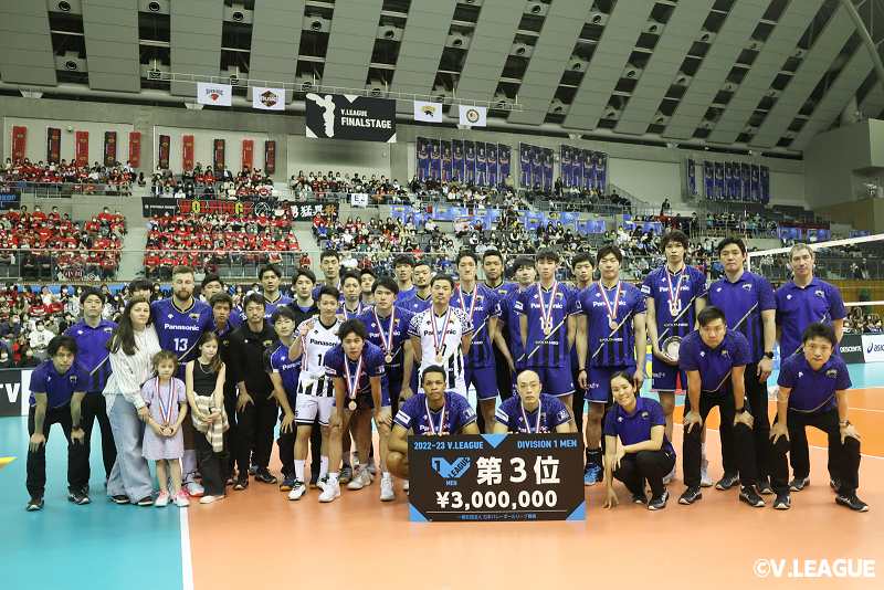 今シーズンを3位で終えたパナソニック 4月16日 対WD名古屋戦